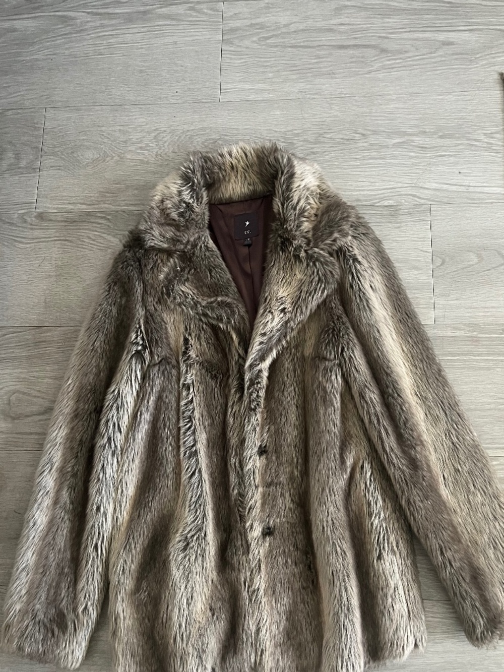 Faux fur coat